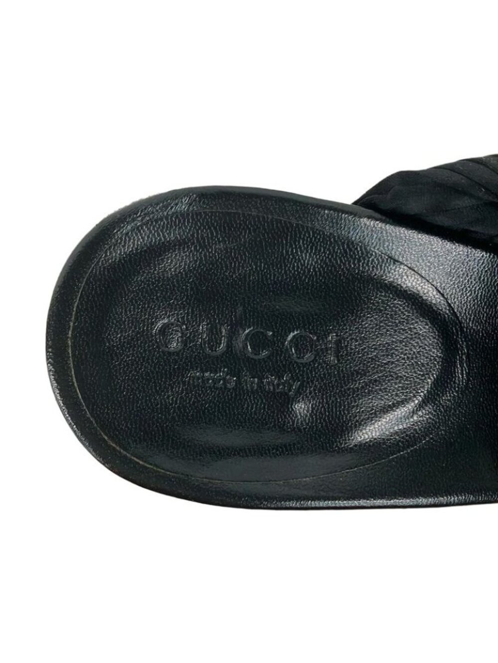 Gucci Mule 36 C Black Pleats - Picture 5 of 7